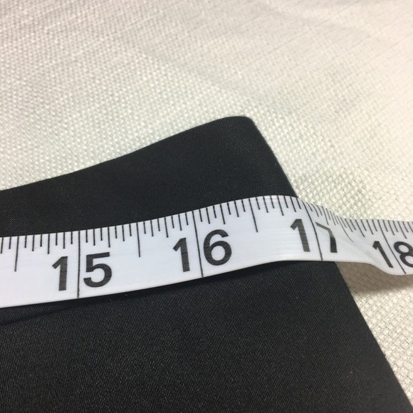 Ann Taylor Loft Black Skirt With Blue Design Sz 10 - Picture 6 of 8